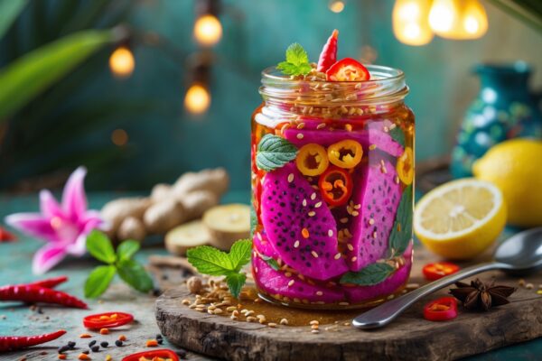 Cara Mudah Buat Acar Buah Naga & Cuka Madu: Segar, Unik, dan Bernutrisi!