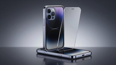 Case dan Pelindung Layar Smartphone Lipat